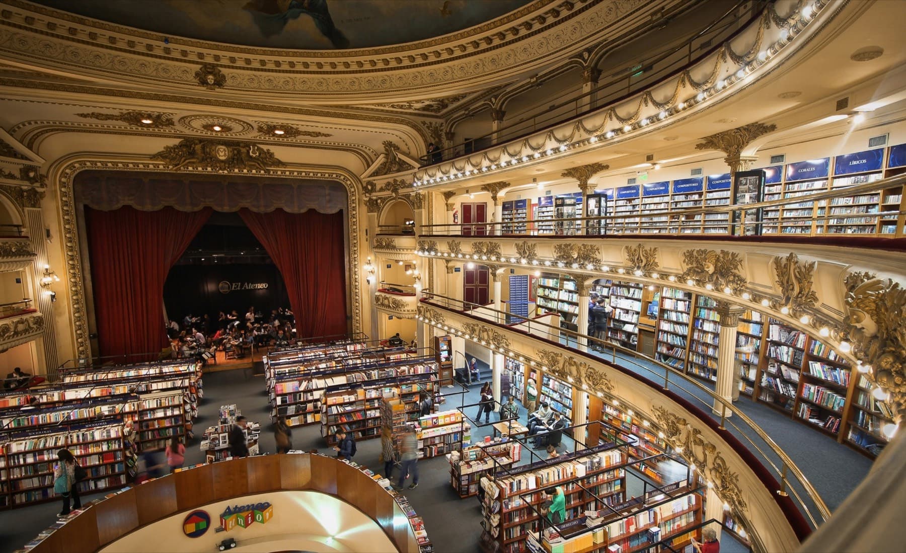 The El Ateneo Grand Splendid bookshop in Buenos Aires